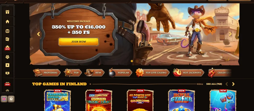 Διεκδικήστε μπόνους Lizaro Casino